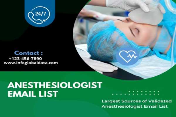 Buy 100% Verified & Active Emails Anesthesiologist Email List IN US